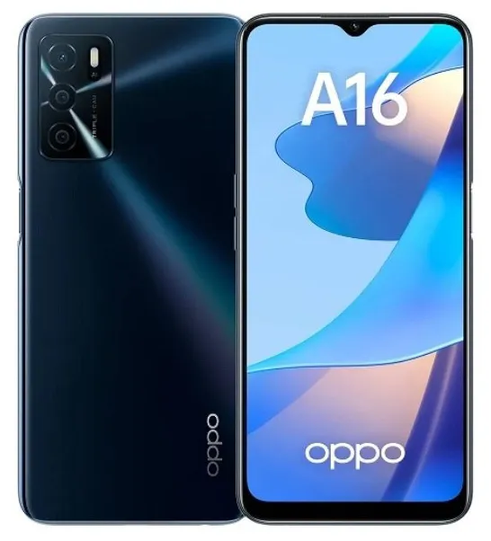 Смартфон OPPO A16 3/32Gb Crystal Black CPH2269
