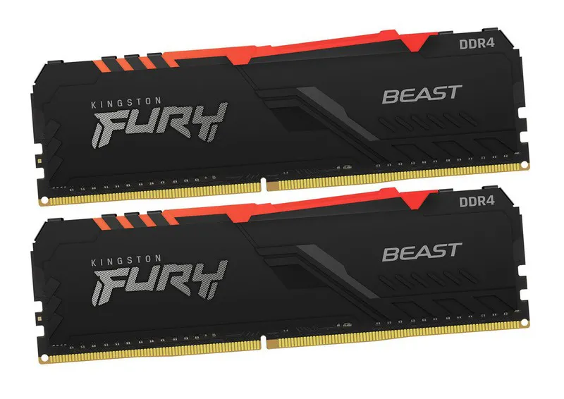 Оперативная память 16 GB kit Kingston Fury Beast RGB KF426C16BBAK2/16