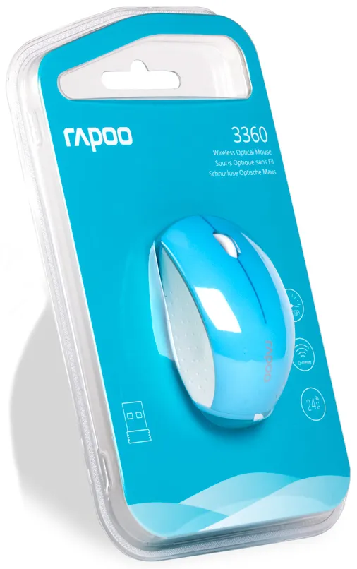 Компьютерная мышь беспроводная Rapoo 3360 Синий