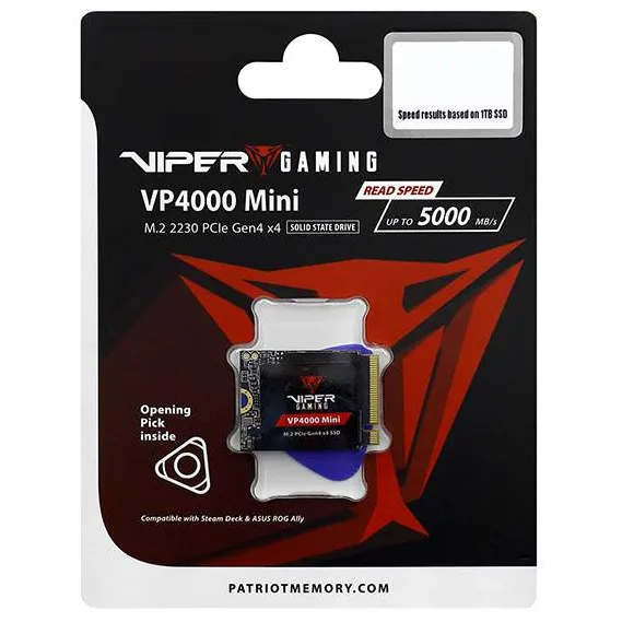 SSD накопитель 500 GB Patriot P4000 Mini VP4000M500GM23
