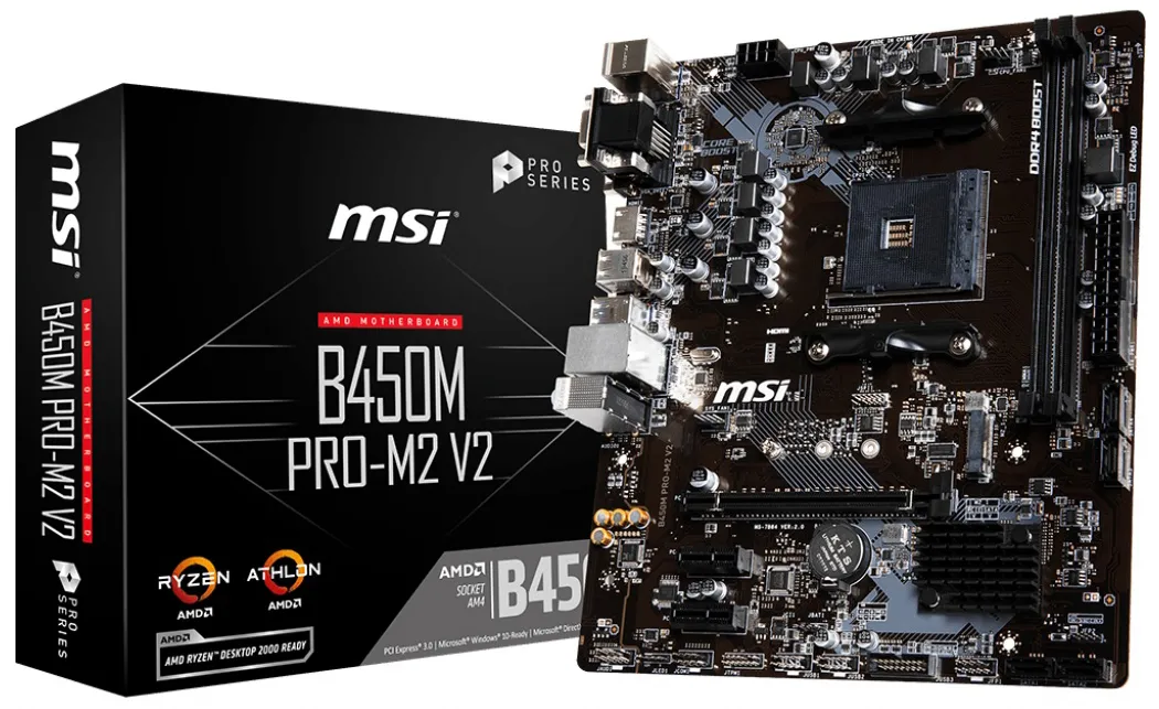 Материнская плата MSI B450M PRO-M2 V2