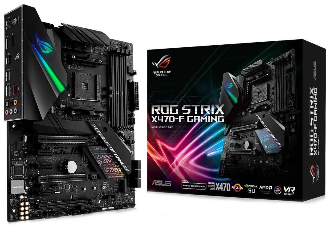 Материнская плата ASUS ROG STRIX X470-F GAMING