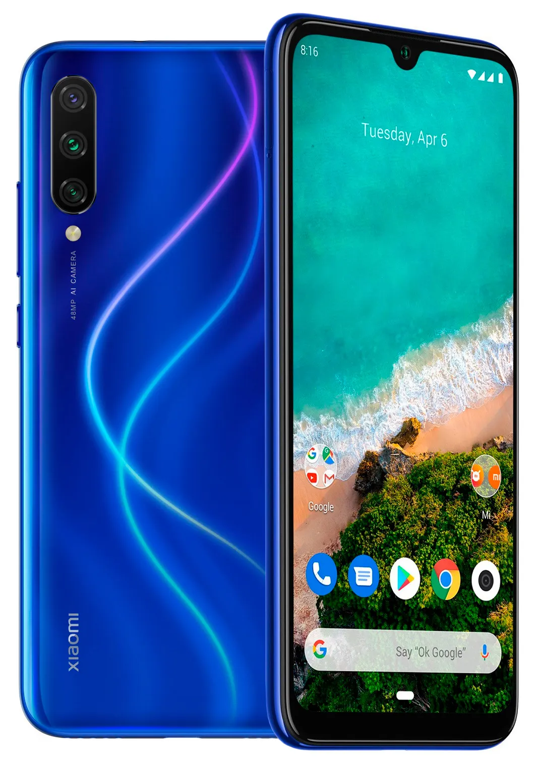 Смартфон Xiaomi A3 64GB Blue