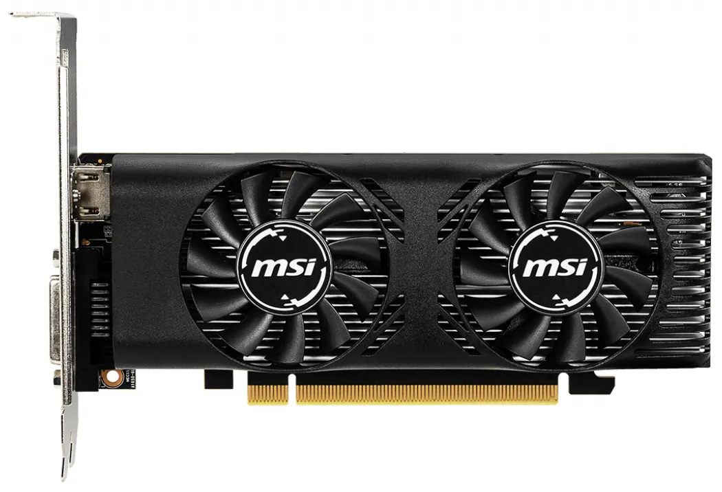 Видеокарта 4Gb MSI GeForce GTX1650 4GT LP OC