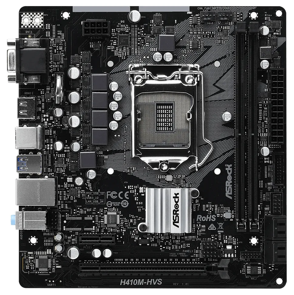 Материнская плата ASRock H410M-HVS