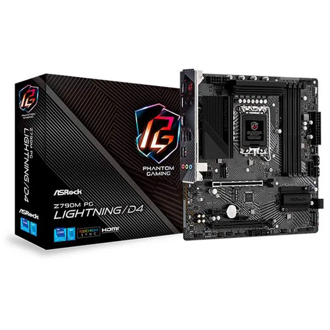 Материнская плата ASRock Z790M PG LIGHTNING/D4