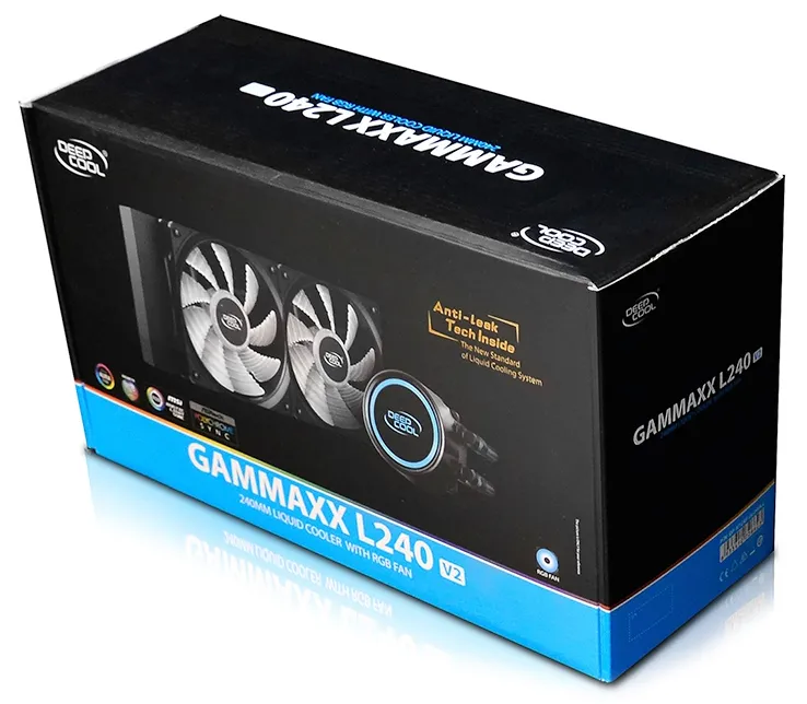 Водяное охлаждение Deepcool GAMMAXX L240 V2 DP-H12RF-GL240V2