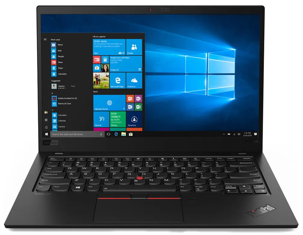 Ноутбук Lenovo ThinkPad X1 Carbon 20QD0034RT