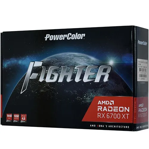 Видеокарта 12 GB PowerColor RX 6700 XT AXRX 6700XT 12GBD6-3DH