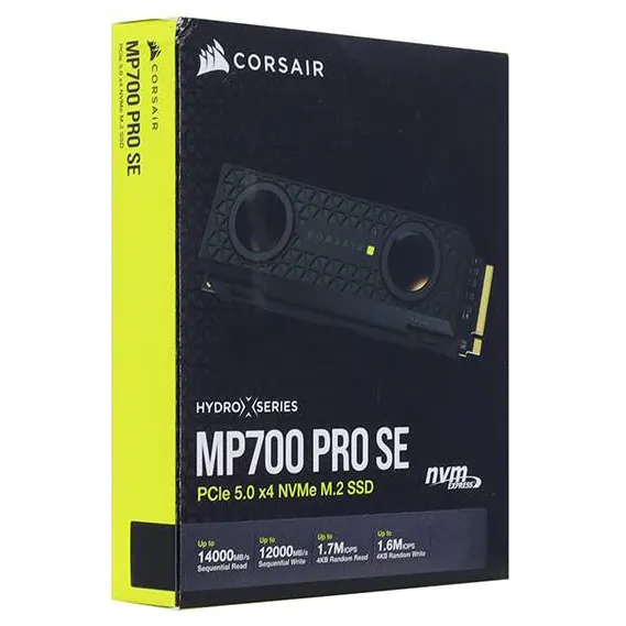SSD накопитель 2 TB Corsair MP700 PRO SE Hydro X Series CSSD-F2000GBMP700PHXS