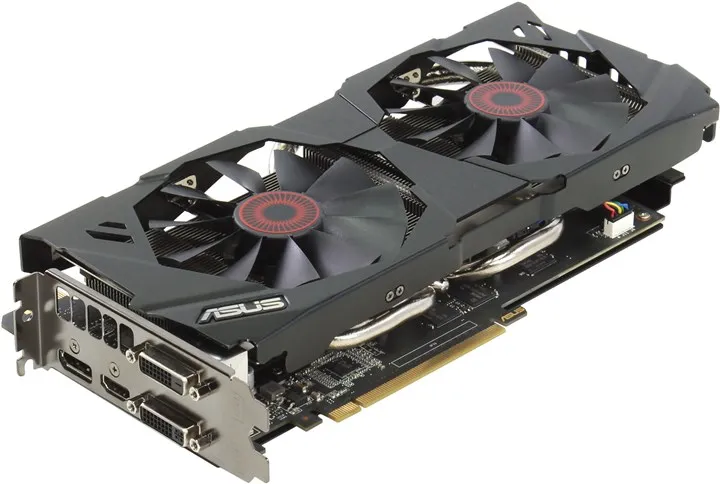 Видеокарта ASUS STRIX GeForce GTX970 DirectCU II 4GB GAMING