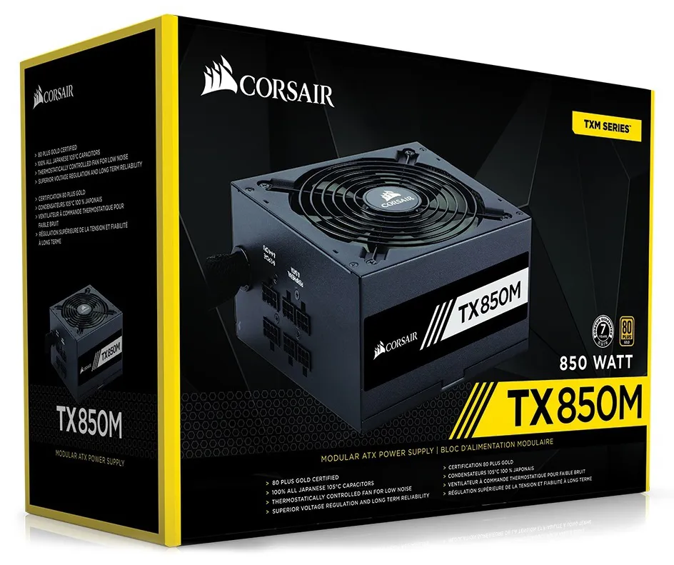 Блок питания Corsair TX850M CP-9020130-EU