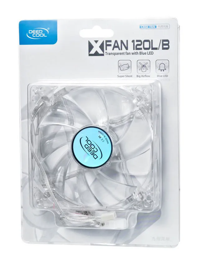 Кулер для корпуса DEEPCOOL 12025 XFAN 120L/B
