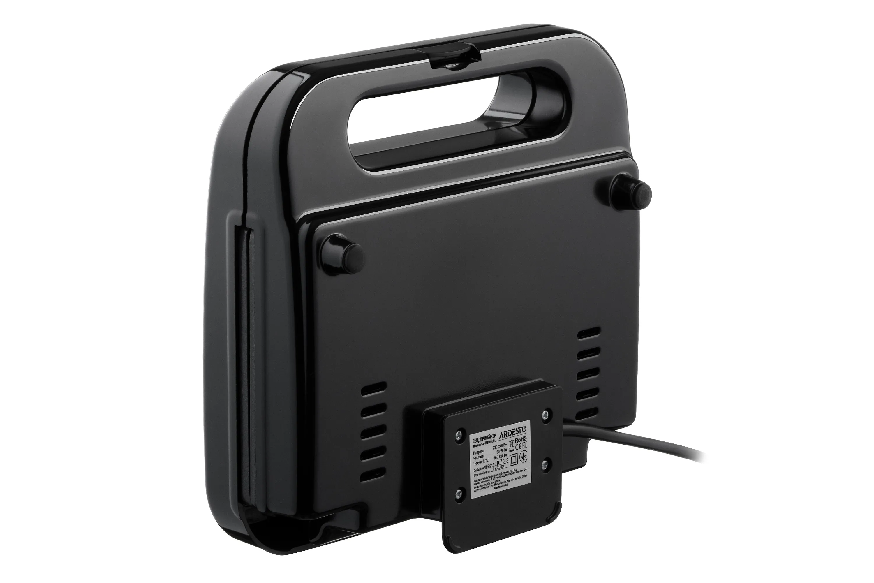Сэндвичмейкер Ardesto SM-H110BSN черный