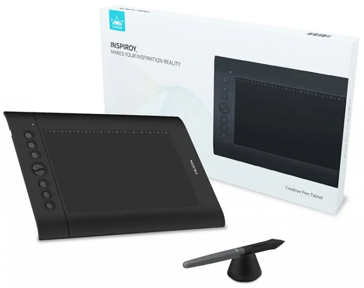 Графический планшет Huion H610Pro V2 + перчатка