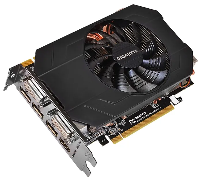 Видеокарта 4 GB Gigabyte GeForce GTX 970 GV-N970IXOC-4GD