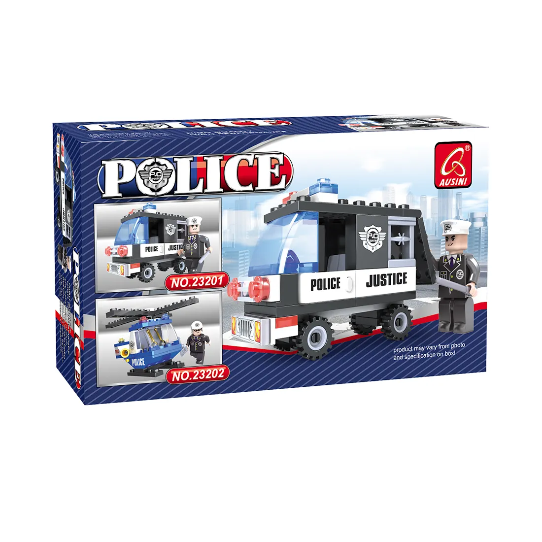 Игровой конструктор Ausini 23201 ПАТРУЛЬ (58 деталей в наборе)