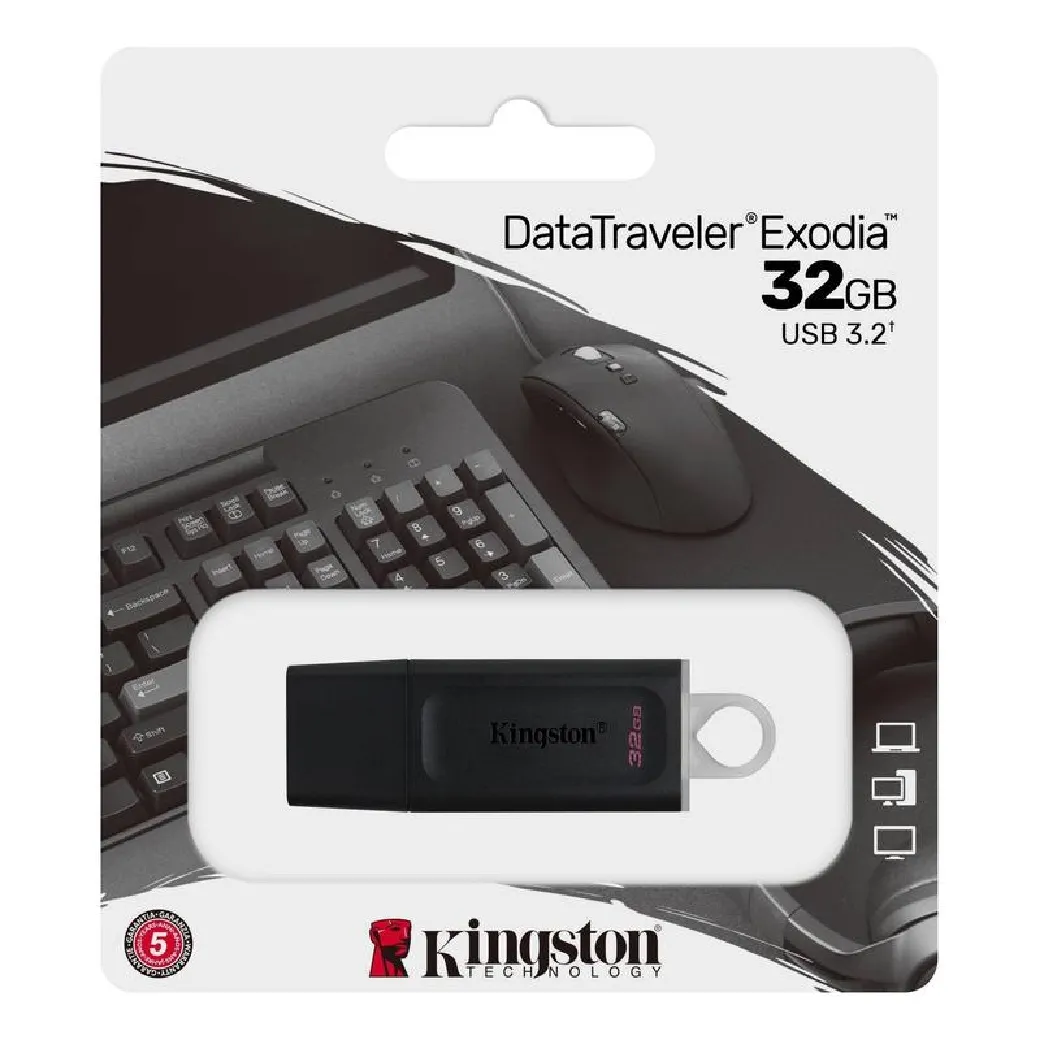 USB-накопитель Kingston DTX/32GB 32GB Чёрный