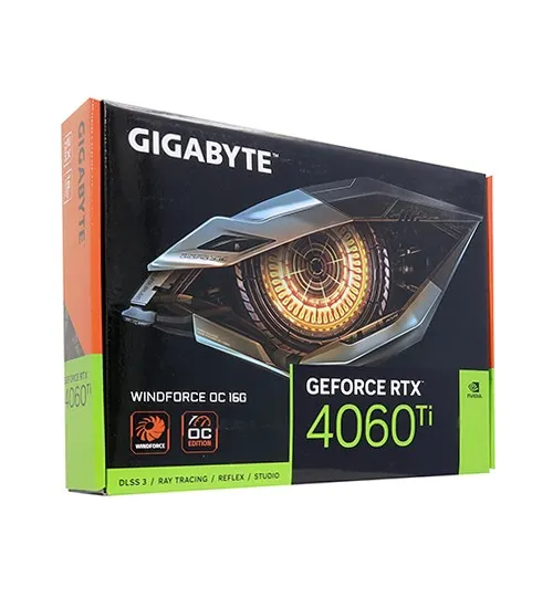 Видеокарта 16 GB Gigabyte RTX 4060 Ti OC GV-N406TWF2OC-16GD