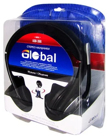 Наушники Global USB-366 Комбинированный