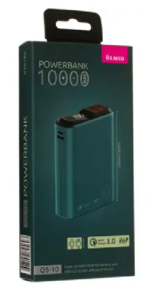 Внешний аккумулятор Olmio QS-10 Мурена