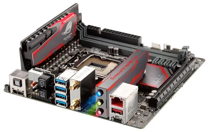 Материнская плата mITX формата ASUS MAXIMUS VIII IMPACT