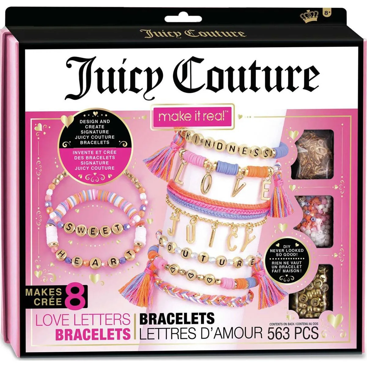 Набор для творчества Make It Real Создание браслетов Juicy Couture Love Letters