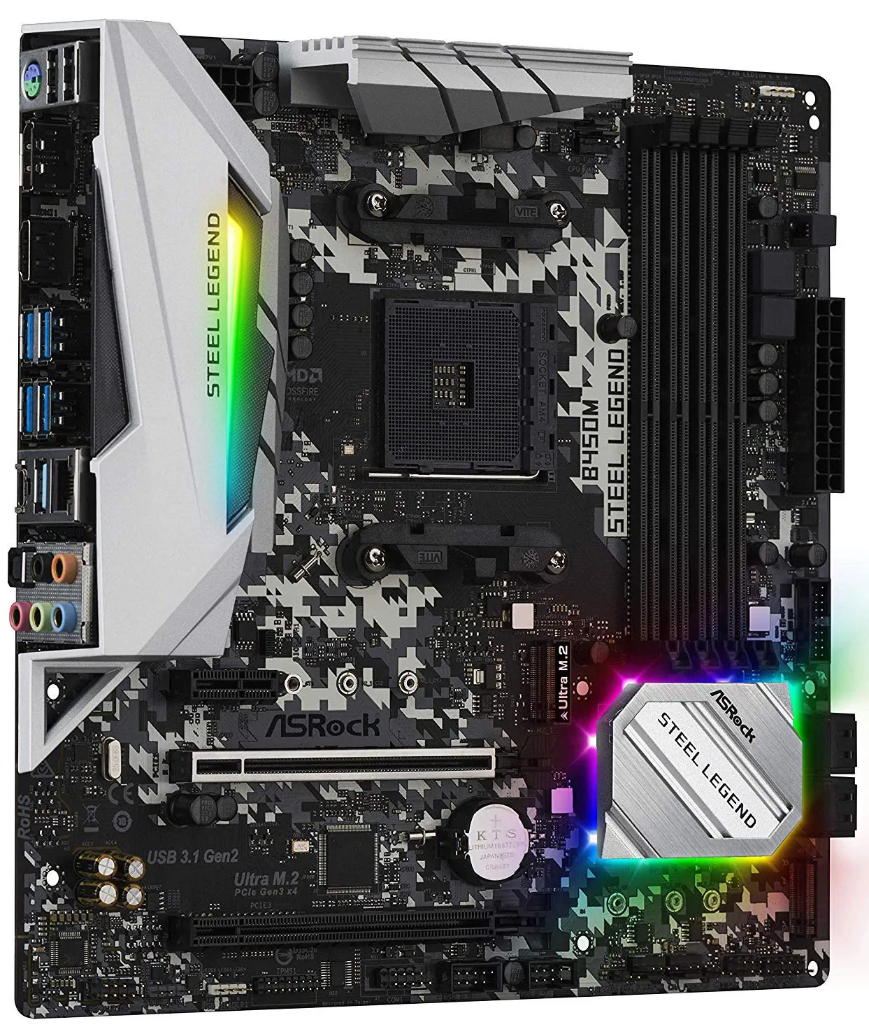 Материнская плата ASRock B450M STEEL LEGEND