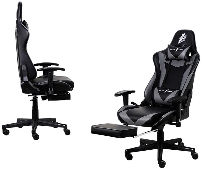 Игровое компьютерное кресло 1st Player FK3 Black/Gray
