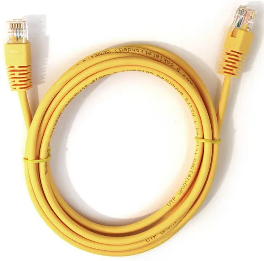 Патч корд UTP 5e-Cat 3 m Cablexpert PP12-3M/Y желтый