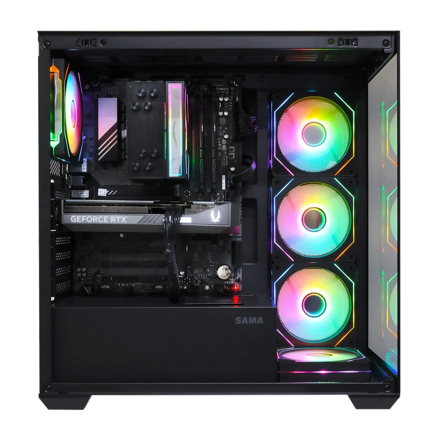 Core i7-14700F-2.1GHz/B760/RAM 32GB/SSD 1TB (M.2)/RTX5070 -12GB/no DVD/800W/