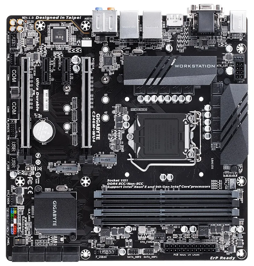 Материнская плата Gigabyte C246M-WU4