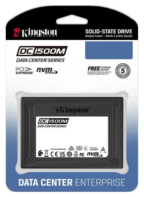 SSD накопитель 3840 Gb Kingston DC1500M SEDC1500M/3840G
