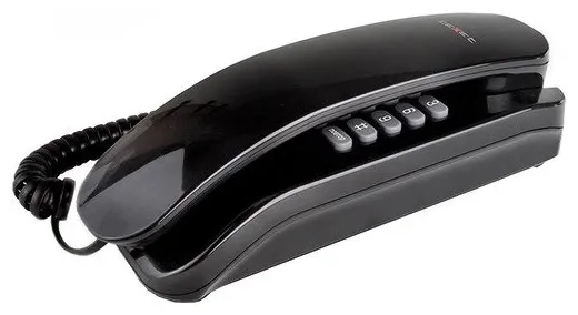 Телефон проводной Texet TX-215 Черный