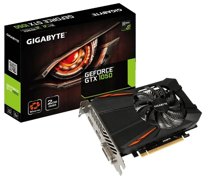 Видеокарта Gigabyte GTX 1050 GV-N1050D5-2GD