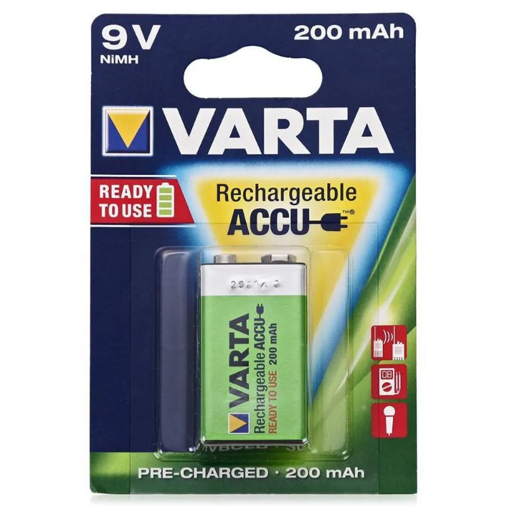 Аккумулятор Varta 9V HR6F22