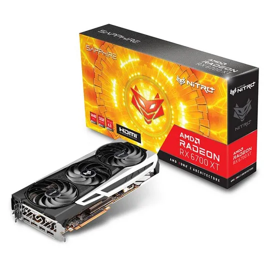 Видеокарта Sapphire NITRO+ RADEON RX 6700 XT GAMING 12G (11306-08-20G)