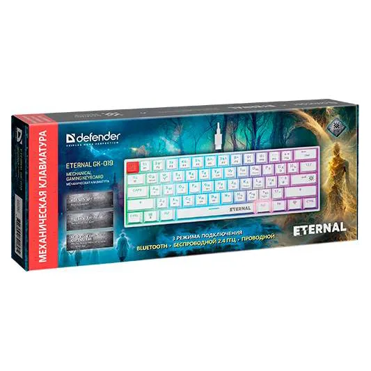 Клавиатура Defender Eternal GK-019 RU white