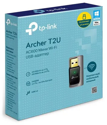 Сетевой адаптер Tp-Link AC600 Archer T2U(EU)