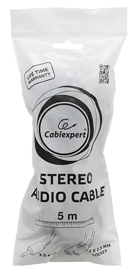 Разветвитель аудио Cablexpert CCA-415, 5m, Black, RTL