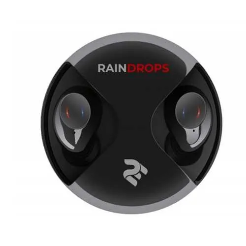 Наушники 2E RainDrops Light True Wireless Waterproof Mic Black 2E-EBTWRDLBK