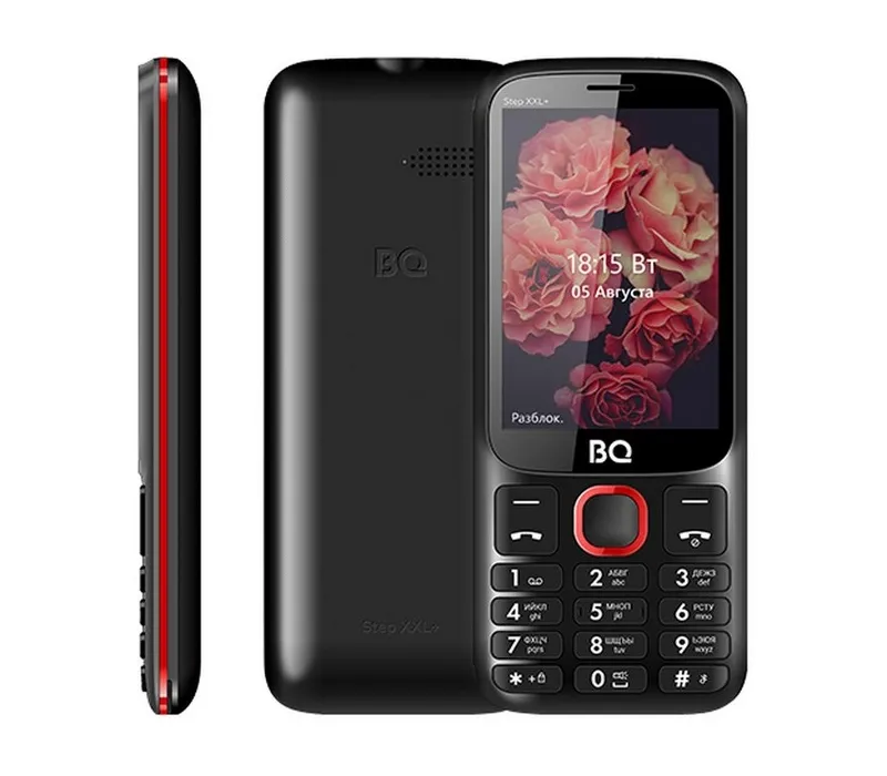 Мобильный телефон BQ 3590 Step XXL+ Black+Red