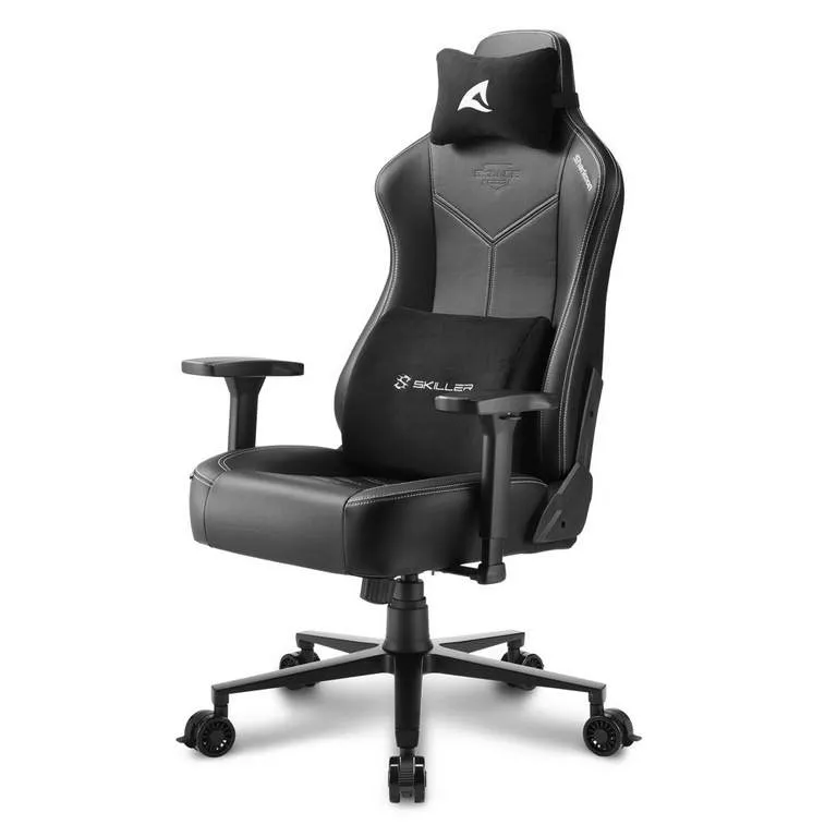 Игровое компьютерное кресло Sharkoon Skiller SGS30 Black/White