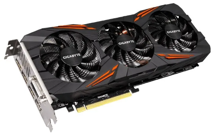 Видеокарта 8 Gb Gigabyte GV-N1080G1 GAMING-8GD GeForce GTX 1080 G1 Gaming