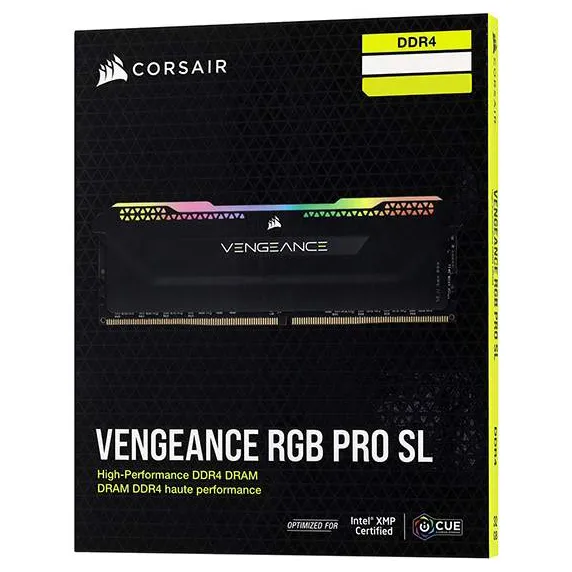 Оперативная память 64 GB kit Corsair Vengeance RGB PRO SL CMH64GX4M2E3200C16