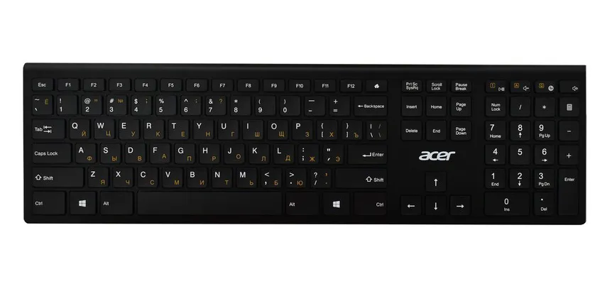 Клавиатура+мышь Acer OKR030 Black