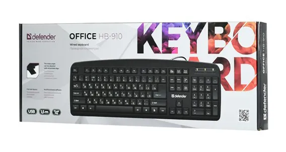 Клавиатура Defender Office HB-910 black