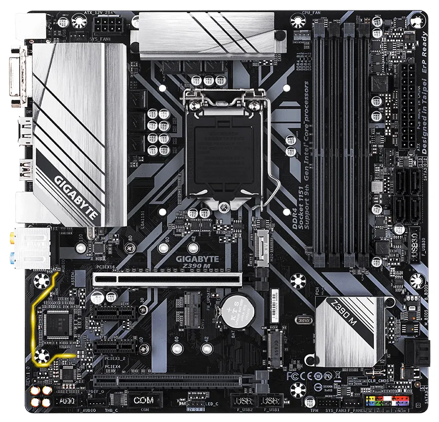 Материнская плата GIGABYTE Z390M
