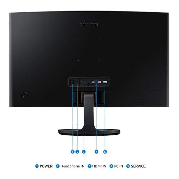 Mонитор 27" Samsung LS27D360GAIXCI Curved