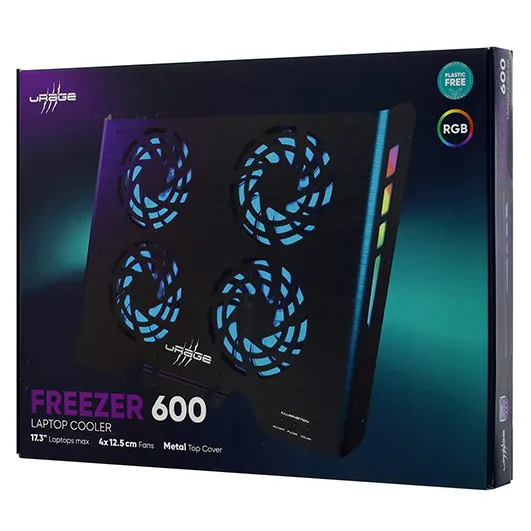 Подставка для ноутбука uRage Freezer 600 Metall (00219823) black